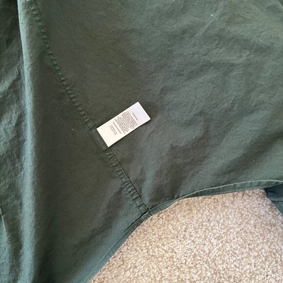 Express 1MX Forest Green Extra Slim Fit Cotton Blend Button Down Long Sleeve L - Picture 5 of 8